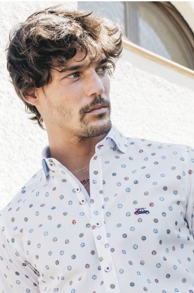 camisa estampada hombre pelotas juego camisa estampada hombre pelotas juego