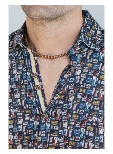 camisa de hombre con comics