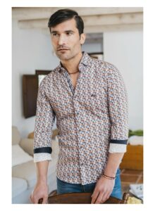 camisa hombre de galaxias