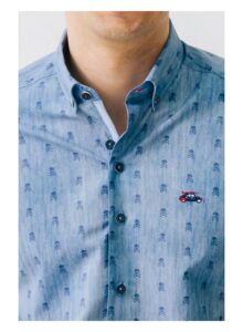 camisa estampada hombre calaveras
