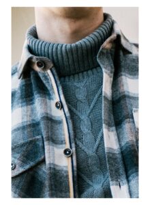camisa franela hombre escoces