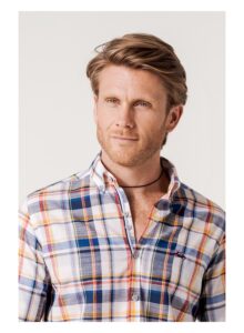 Camisa cuadros multicolor regular fit