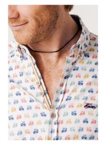 Camisa estampado motos multicolor regular fit