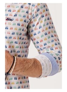 Camisa estampado motos multicolor regular fit