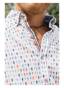 Camisa hombre regular fit Chaplin multicolor