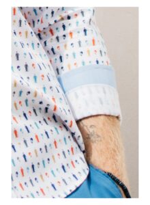 Camisa hombre regular fit Chaplin multicolor