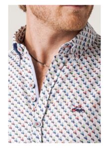 Camisa hombre slim fit scooters multicolor